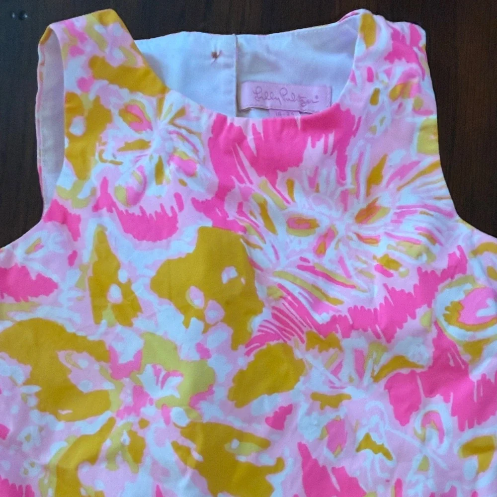 Lilly Pulitzer toddler Pink & Yellow Floral Two-Piece Set - Picture 5 of 5